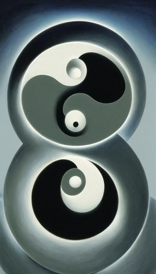 Prompt: Abstract representation of ying Yang concept, by john howe