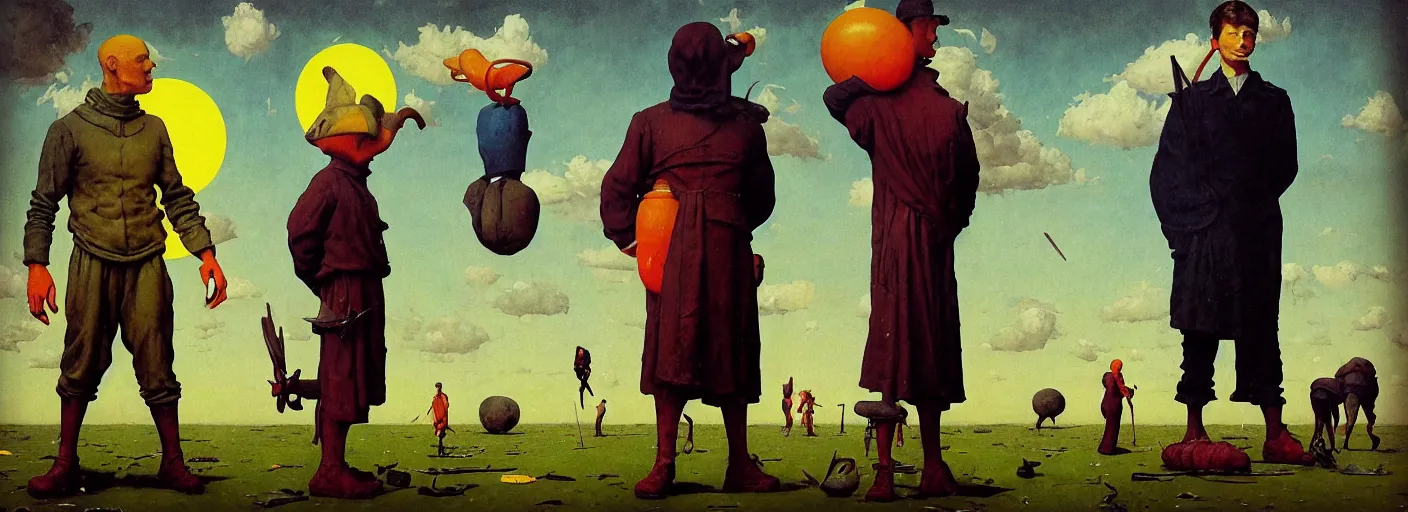 Image similar to full - body portrait surreal colorful clay fighting artstation rpg gentleman character concept art anatomy, action pose, very coherent and colorful high contrast masterpiece by norman rockwell franz sedlacek hieronymus bosch dean ellis simon stalenhag rene magritte gediminas pranckevicius, dark shadows, sunny day, hard lighting, reference sheet white! background