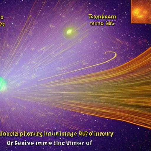 Prompt: broken physics spilling into the universem epic scale, 30 minutes before the big bang, 30 minutes after the end of the universe, inverted reality