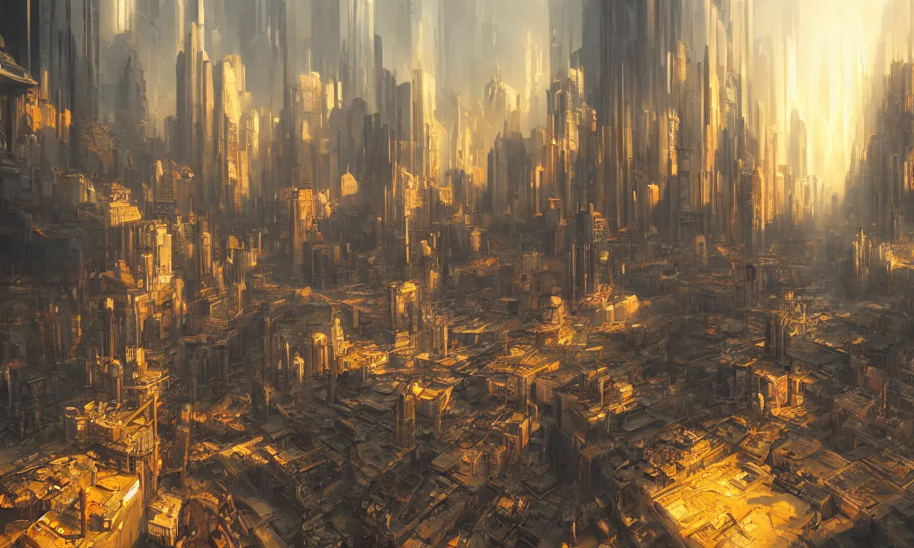 Image similar to an epic painting demonic city, oil on canvas, cold colors, perfect composition, golden ratio, beautiful detailed, photorealistic, digital painting, artstation, concept art, smooth, sharp focus, illustration, cyberpunk background, artstation trending, octane render, unreal engine