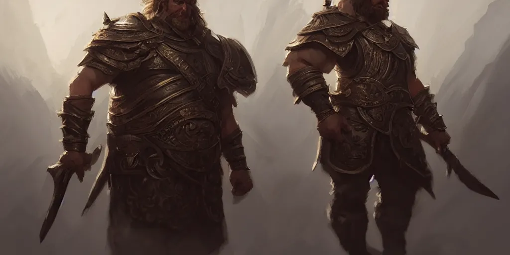 Image similar to portrait of a friendly charming formal barbarian giant noble!, imperial royal elegant clothing, elegant, rule of thirds, highly detailed, artstation, concept art, matte, sharp focus, art by greg rutkowski, cover by artgerm