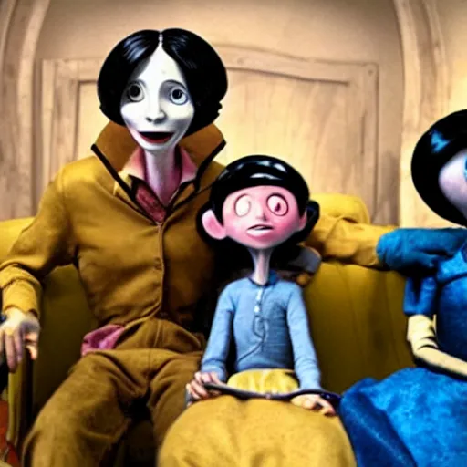 Prompt: coraline jones and the other mother