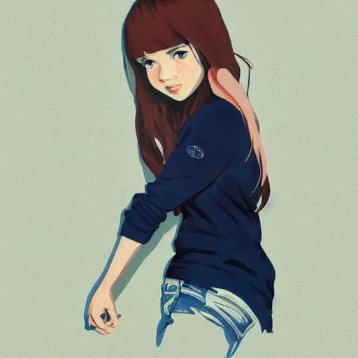 Image similar to urban Amanda Bynes girl in tattered clothes on Tv, dark blue long shirt, muted All That logo, matter held against gravity, pastel colors, ornate, profound religious statement cute smile, Krav Maga, anti-art, elegant, drift into a pick in the NBA, by Ilya Kuvshinov, by Studio Ghibli