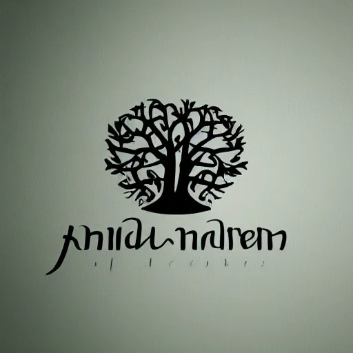 Image similar to elegant modern logo of a tree