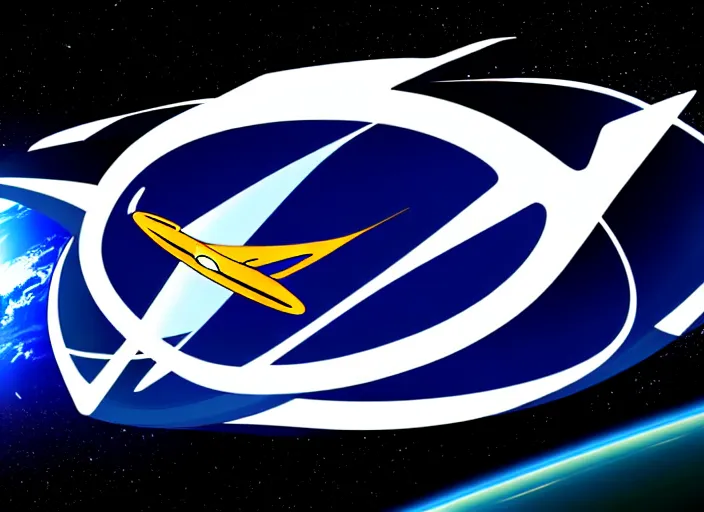 Image similar to vector car logo in space