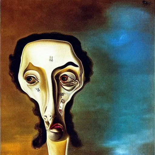 Prompt: “confusion personified by salvador dali”
