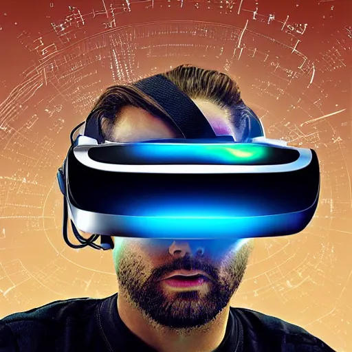 Prompt: A Futuristic VR headset, digital art