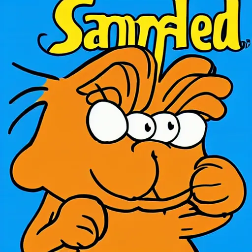 Image similar to garfield illustrated by jim davis