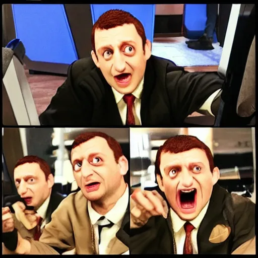 Image similar to “tim robinson in smash bros game”