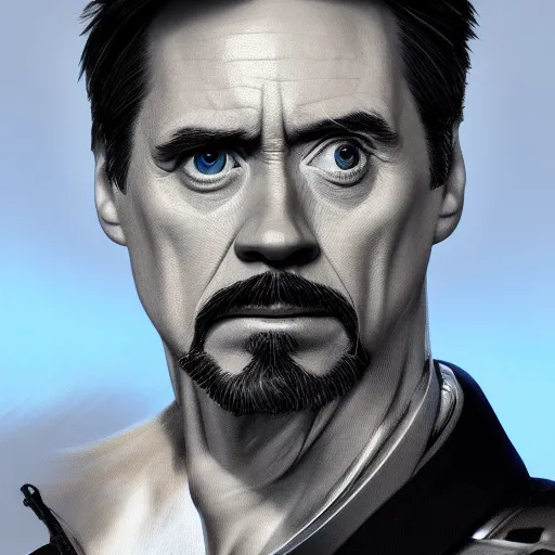 Image similar to Jim Carrey is Tony Stark, hyperdetailed, artstation, cgsociety, 8k