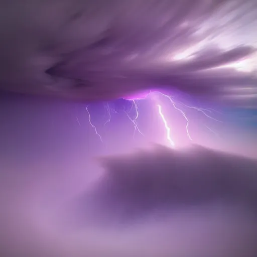 Prompt: amazing photo of a purple tornado in the sky, tornado shaped, by marc adamus, beautiful dramatic lighting