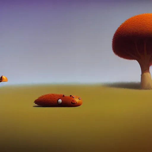 Image similar to Goro Fujita ilustration anthill seen from inside and from the side, painting by Goro Fujita, sharp focus, highly detailed, ArtStation