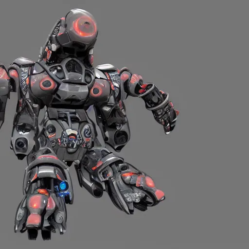 Image similar to hard surface, robotic platform, based on turtle, 6 claws, symmetric, unreal engine