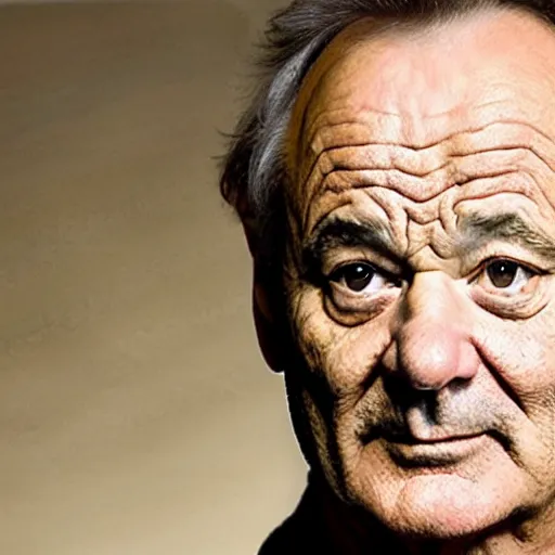 Prompt: bill murray on a dollar bill