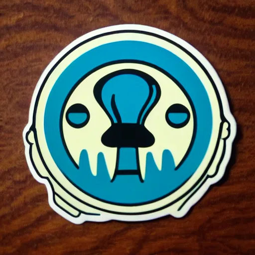 Image similar to Spencers Shroomery sticker. Mushroom theme, 1970s style, by Aaron Draplin