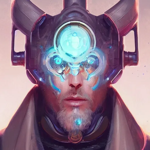 Image similar to a portrait of a cybernetic wizard, cyberpunk concept art by pete mohrbacher and wlop and artgerm and josan gonzales, digital art, highly detailed, intricate, sci-fi, sharp focus, Trending on Artstation HQ, deviantart, unreal engine 5, 4K UHD image
