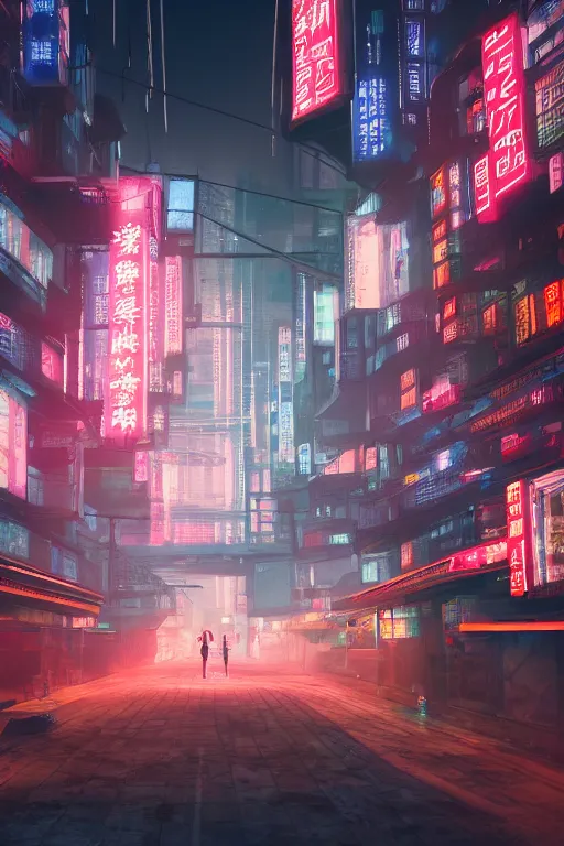 Prompt: GTR XU1, Futuristic Asian city at night with rain, Cyberpunk style, Neon lights, Matte painting, cinematic lighting, corona render, smoke, light rays, 8k