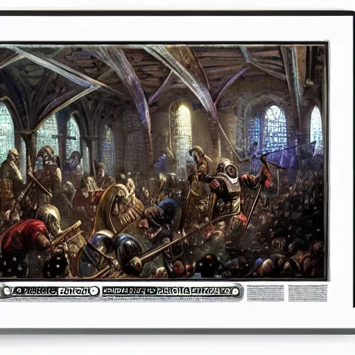 Image similar to the crusades, techno, vikings, kings, retro futurism, highly detailed, high quality, high resolution