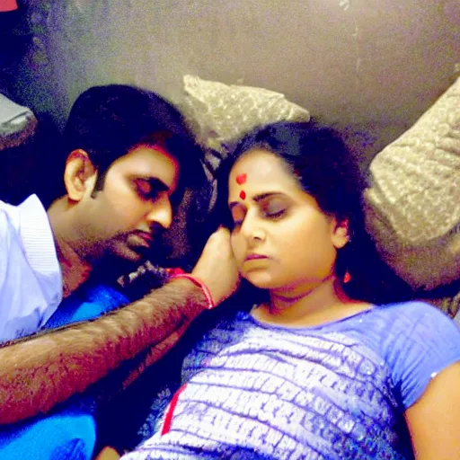 Prompt: vinod sleeping with geeta and both discussing about servlets