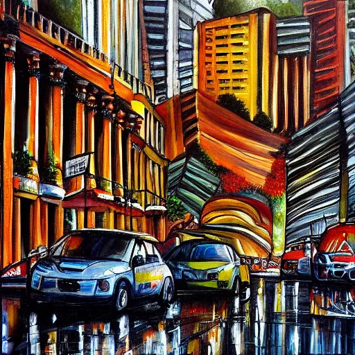 Prompt: sao paulo painted by william truner