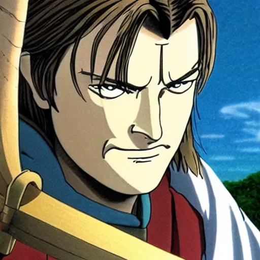 Prompt: boromir from the anime lord of the rings (1986), studio ghibli, very detailed, realistic