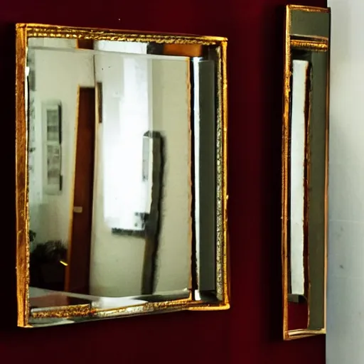 Image similar to a mirror that does not mirror