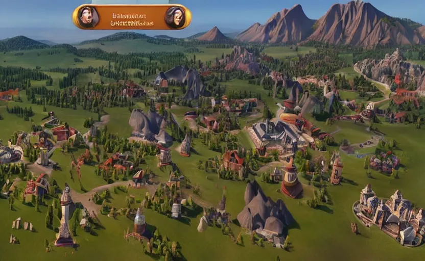 Image similar to “ trump character screen civilization 6 ”