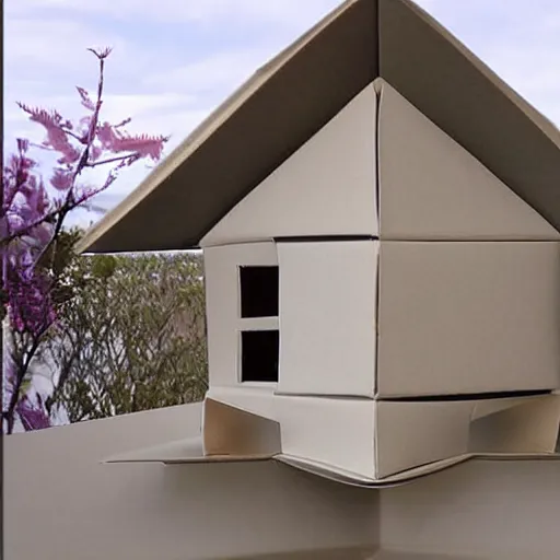 Image similar to photo of origami house