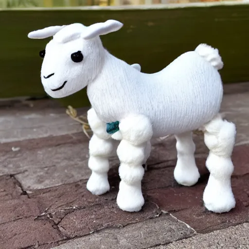 Image similar to a kid goat toy