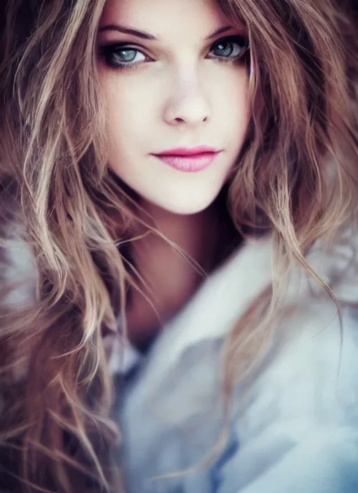 Image similar to gorgeous!!!!!!!!!!!!!!, portrait, soft focus