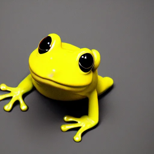 Prompt: frog that looks like pikachu, photo