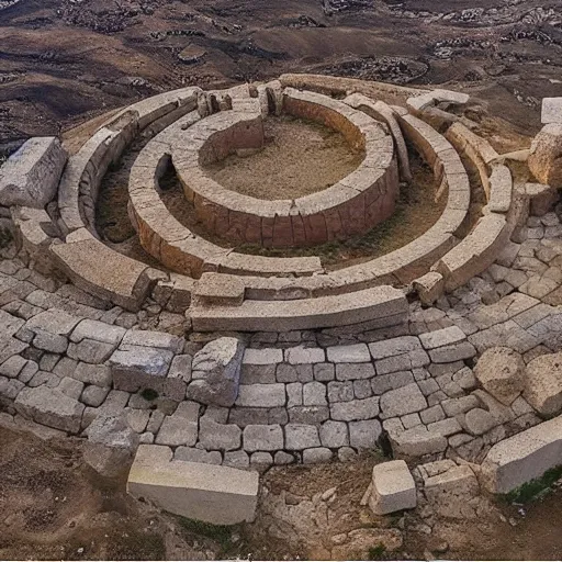 Image similar to “ gobekli tepe high detailed 4 k ”