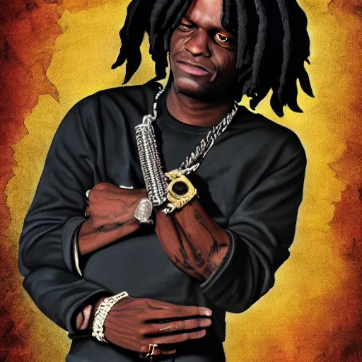 Image similar to chief keef digital art 4 k the detailed super realistic