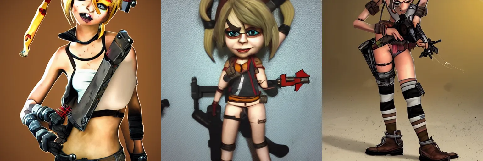 Prompt: Tiny Tina from Borderlands 2