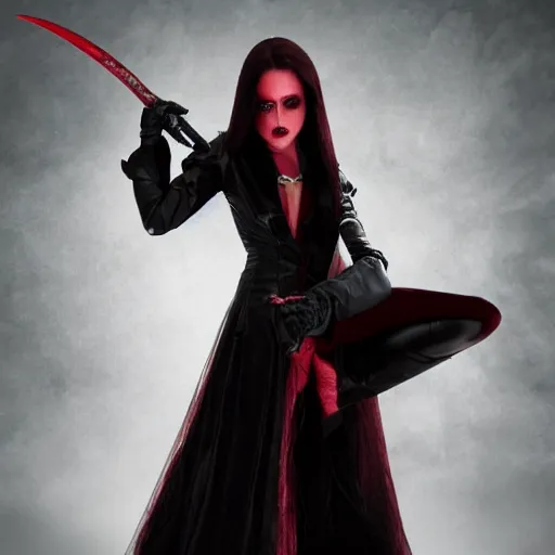 Image similar to photo of a female vampire rogue