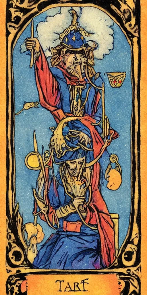 Image similar to blank tarot card