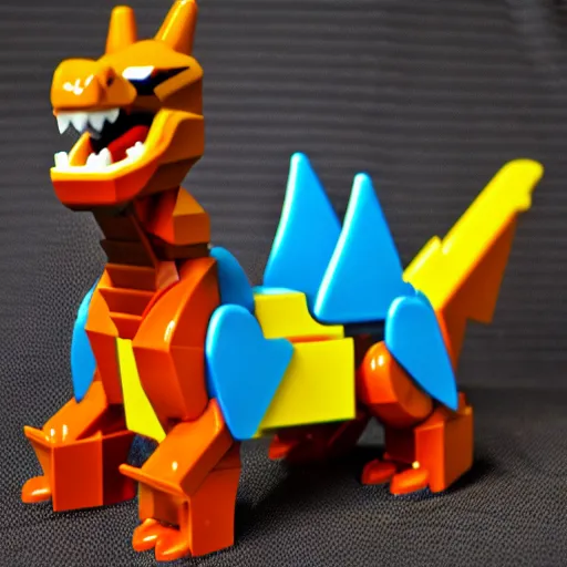 Image similar to charizard lego