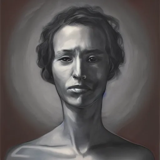 Image similar to human subconscious portrait