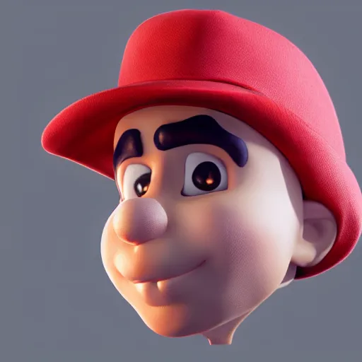 Image similar to beans game character wearimg a hat, realism, photorealism, octane render, trending on artstation, unreal engine, volumetric lighting