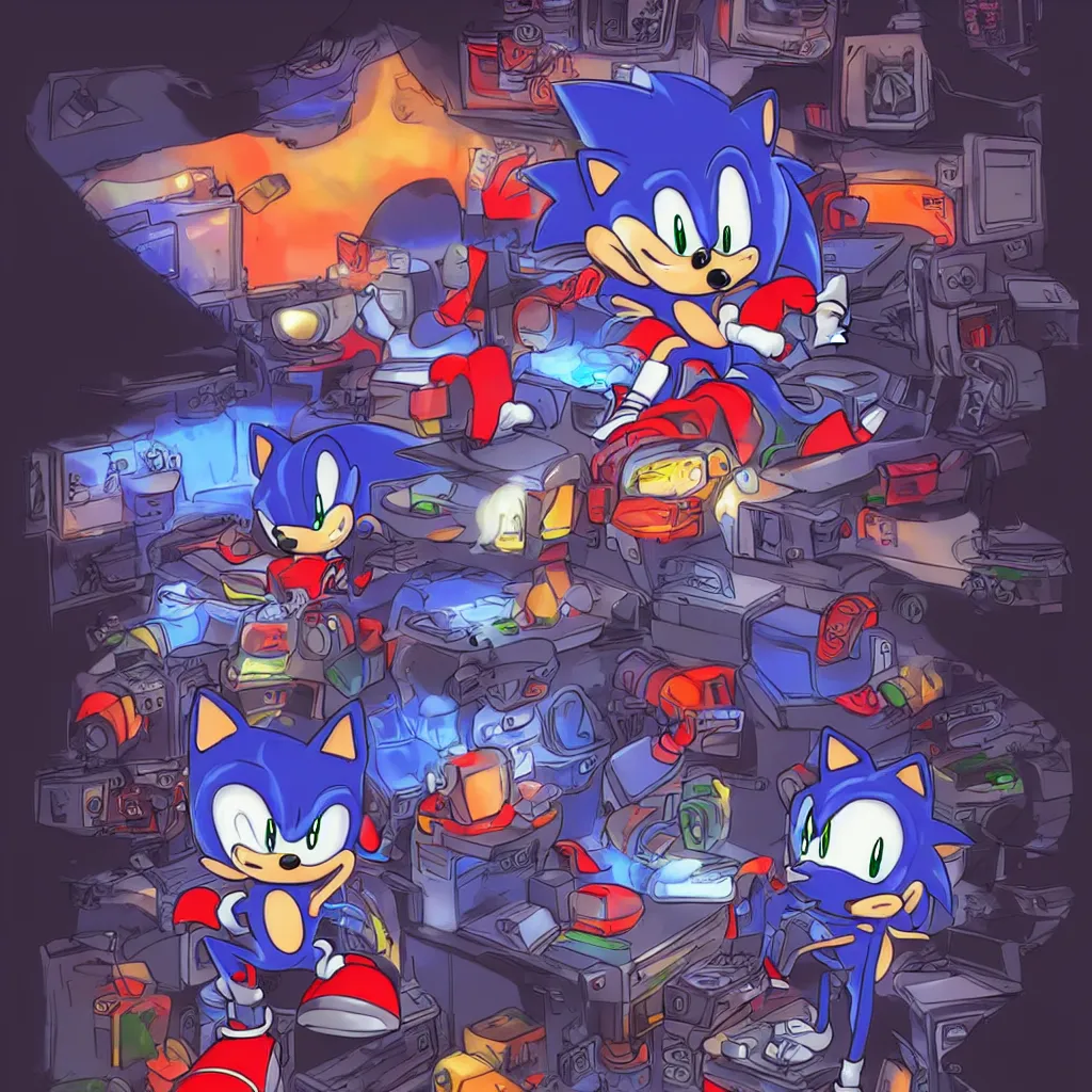 ArtStation - 2020 Art: #11 - Classic Sonic