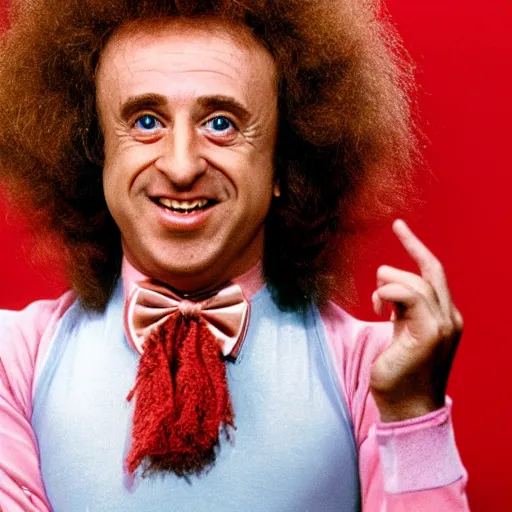 Image similar to gene wilder as richard simmons, photograph