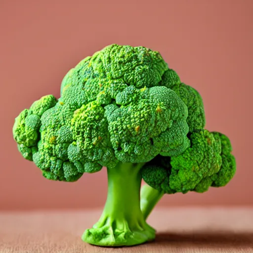 Prompt: a claymation broccoli complaining about the weather
