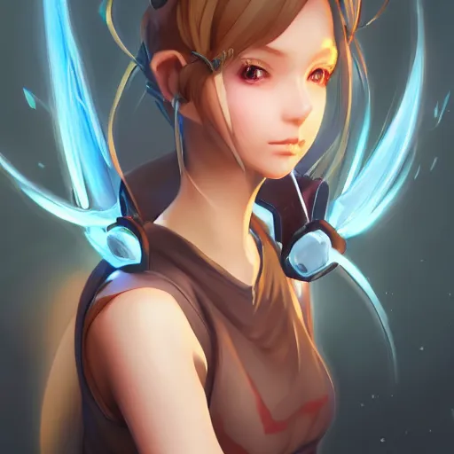 Prompt: a DND anime female mechanic, made by Stanley Artgerm Lau, WLOP, Rossdraws, ArtStation, CGSociety, concept art, cgsociety, octane render, trending on artstation, artstationHD, artstationHQ, unreal engine, 4k, 8k,