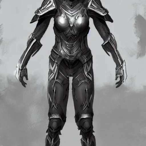 Prompt: infinity blade concept art, female armor