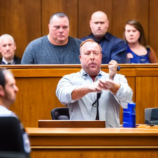 Image similar to Alex Jones desperately reaching for his out of reach phone in the courtroom, EOS 5DS R, ISO100, f/8, 1/125, 84mm, RAW, Dolby Vision