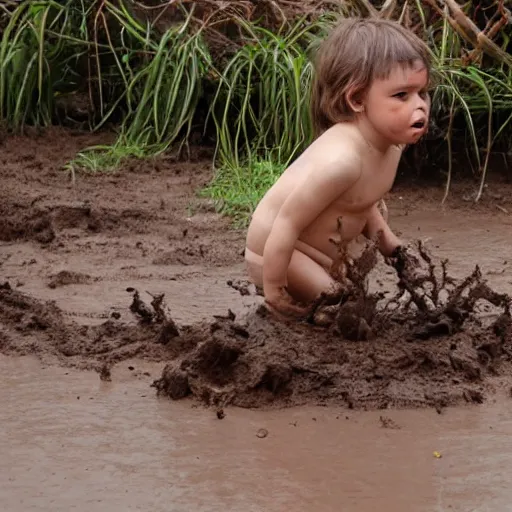 Image similar to phoenix play in mud