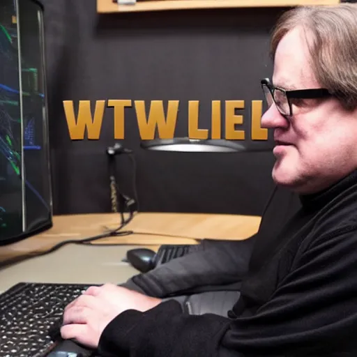 gabe newell in an interview, barefoot, toenails, sharp, Stable Diffusion