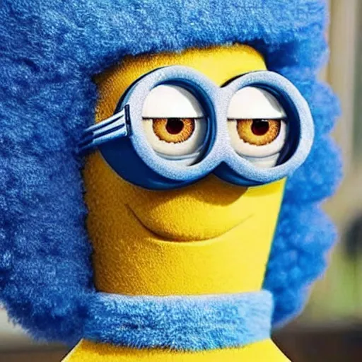 Prompt: marge simpson as a minion