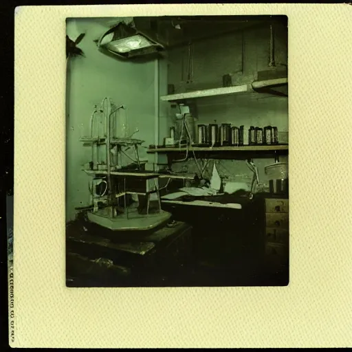 Image similar to Photo of a old rusty Soviet lab taken by a Polaroid