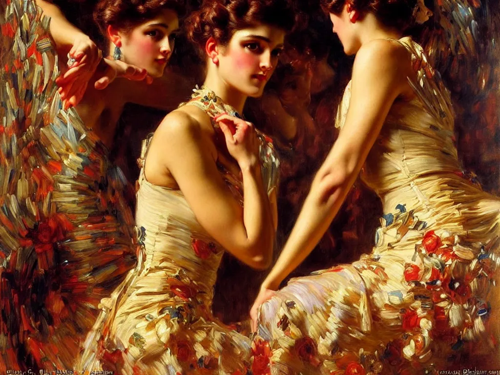 Image similar to highly detailed painting by gaston bussiere, j. c. leyendecker 8 k